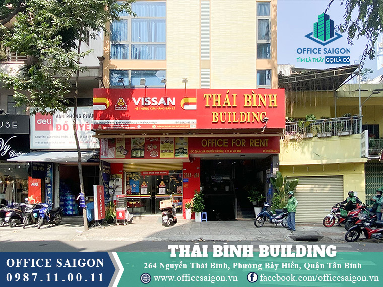 Lối vào toà nhà Thái Bình Building Nguyễn Thái Bình