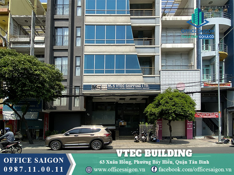 Lối vào toà nhà VTEC Building Xuân Hồng