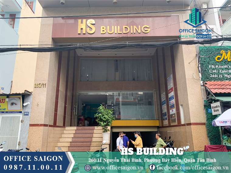 Lối vào toà nhà HS Building Nguyễn Thái Bình