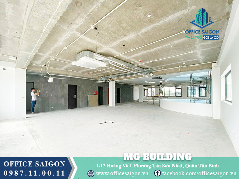 Mặt bằng toà nhà MG Hoàng Việt Quận Tân Bình