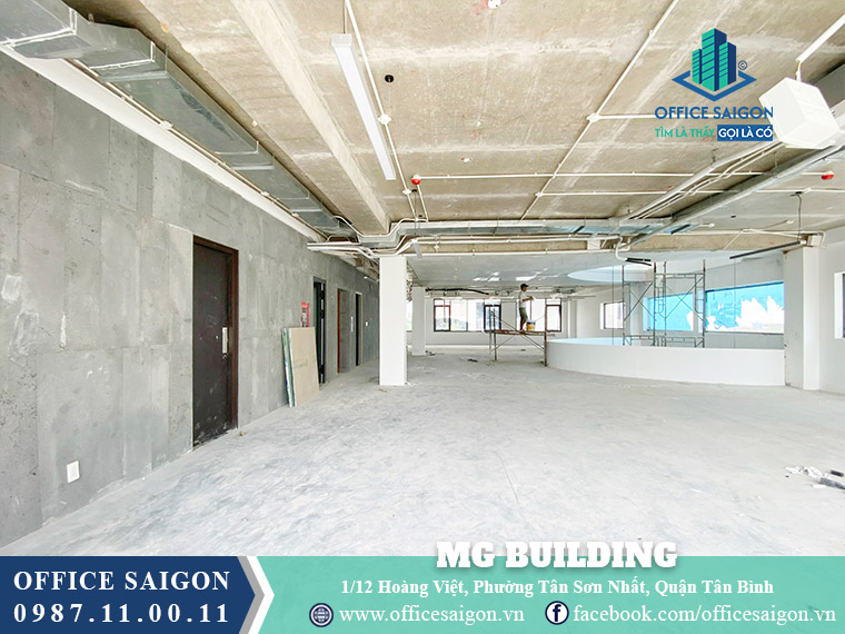 Mặt bằng toà nhà MG Hoàng Việt Quận Tân Bình