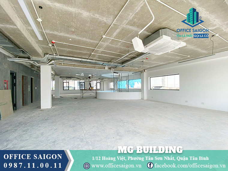 Mặt bằng toà nhà MG Hoàng Việt Quận Tân Bình