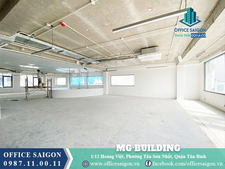 Mặt bằng toà nhà MG Hoàng Việt Quận Tân Bình