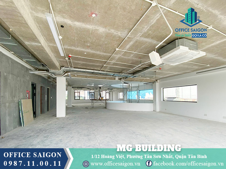 Mặt bằng toà nhà MG Hoàng Việt Quận Tân Bình