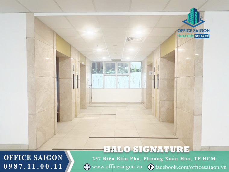 Hành lang chung đi vào thang máy