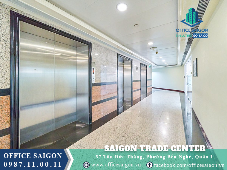 Thang máy toà nhà Saigon Trade Center Tôn Đức Thắng