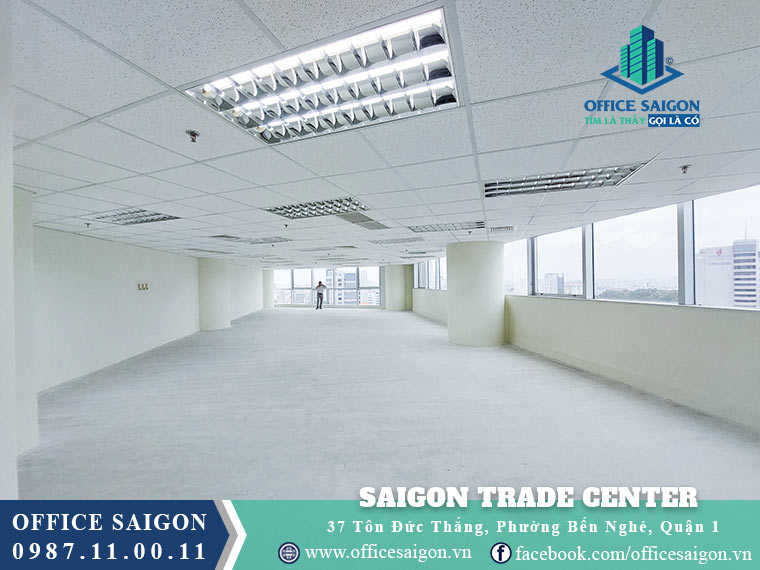 Diện tích đang cho thuê tại toà nhf Saigon Trade