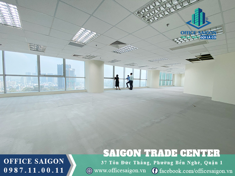 Diện tích 100m2 cho thuê tại toà nhà Saigon Trade Center