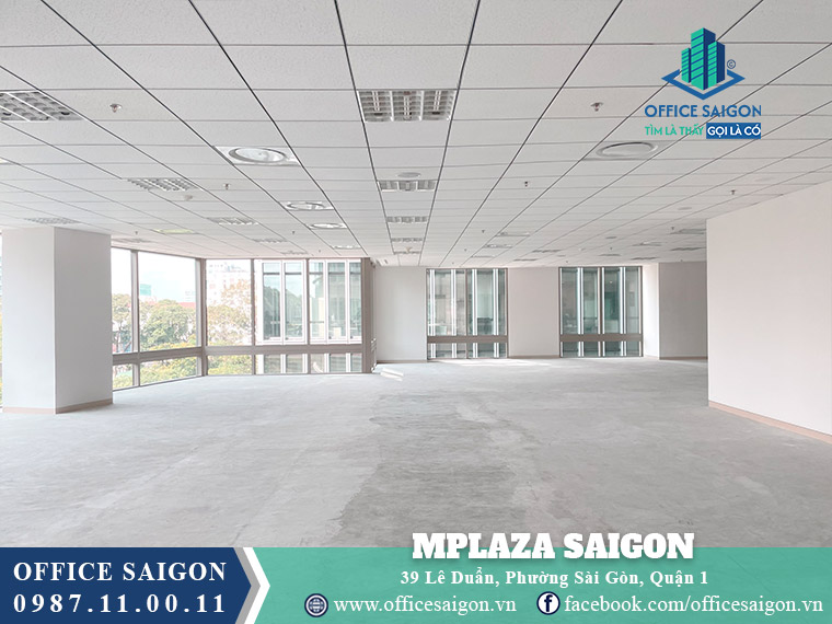 Diện tích cho thuê toà nhà MPlaza Saigon