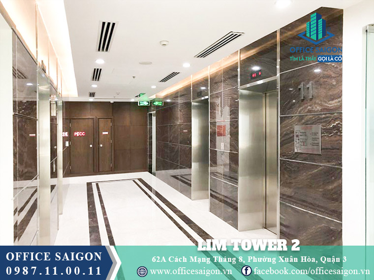 Thang máy toà nhà Lim 2 Tower Cách Mạng Tháng 8