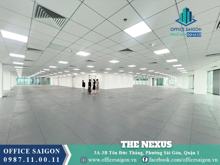 Office Saigon hỗ trợ khách hàng xem mặt bằng văn phòng tại the Nexus