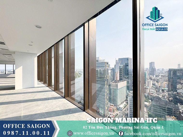View lý tưởng từ toà nhà Saigon Marina IFC