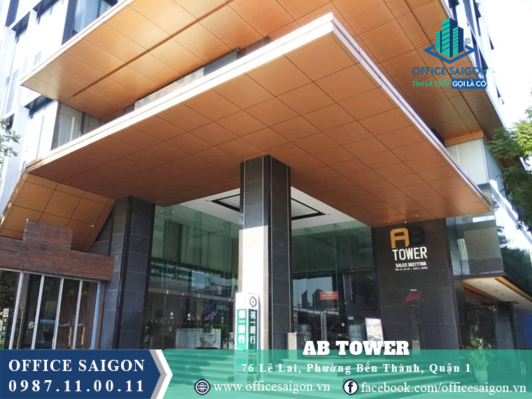 Mặt trước toà nhà AB đường Lê Lai