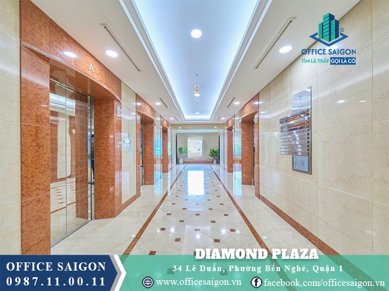 Hệ thống thang máy hiện đại tại toà nhà