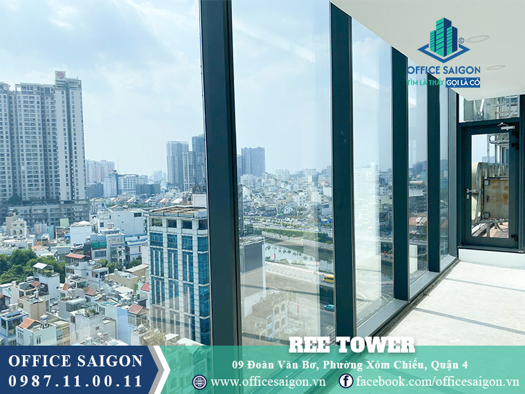 Diện tích cho thuê toà nhà Ree Tower Đoàn Văn Bơ