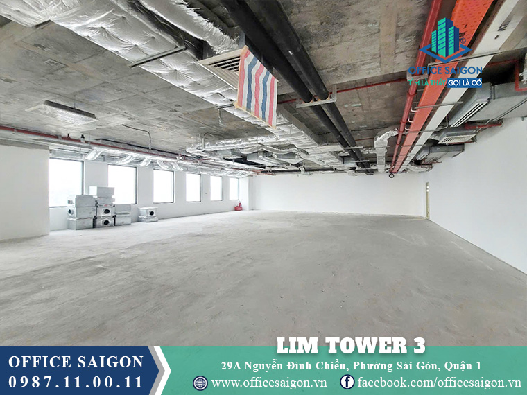 Mặt bằng toà nhà Lim 3 Tower Nguyễn Đình Chiểu