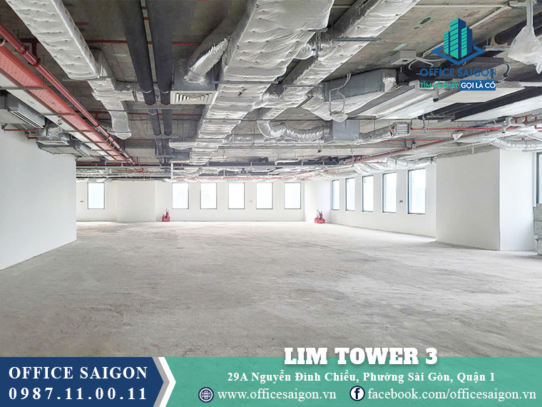 Mặt bằng toà nhà Lim 3 Tower Nguyễn Đình Chiểu