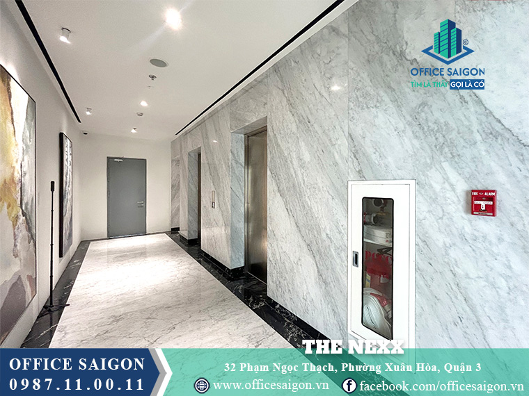 Hệ thống thang máy và PCCC tại toà nhà văn phòng The Nex