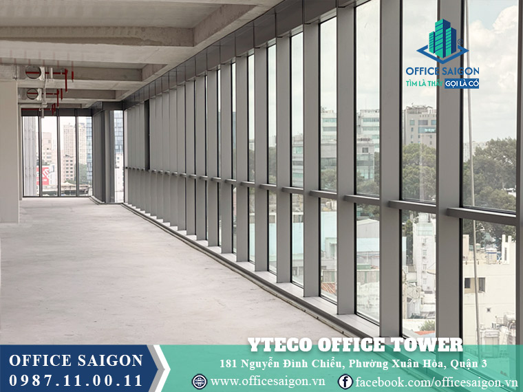 Diện tích 100m2 văn phòng cho thuê tại Yteco Office