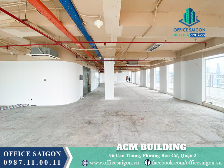 Diện tích cho thuê toà nhà ACM Building Cao Thắng