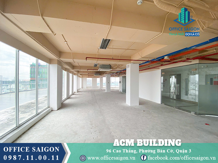 Diện tích cho thuê toà nhà ACM Building Cao Thắng