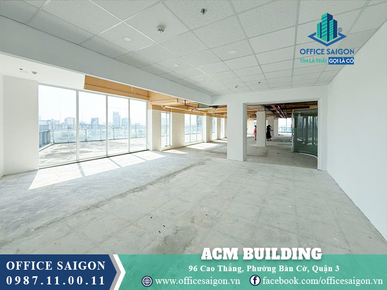Diện tích cho thuê toà nhà ACM Building Cao Thắng
