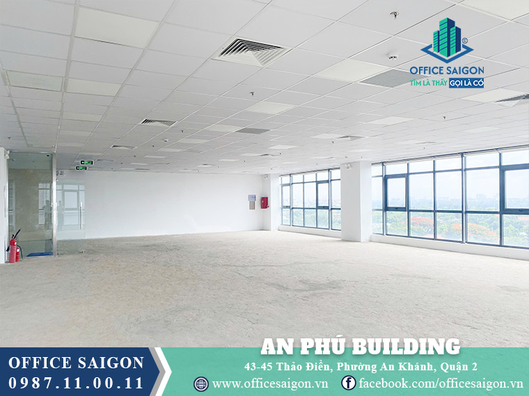 Mặt bằng cho thuê An Phú Building Thảo Điền