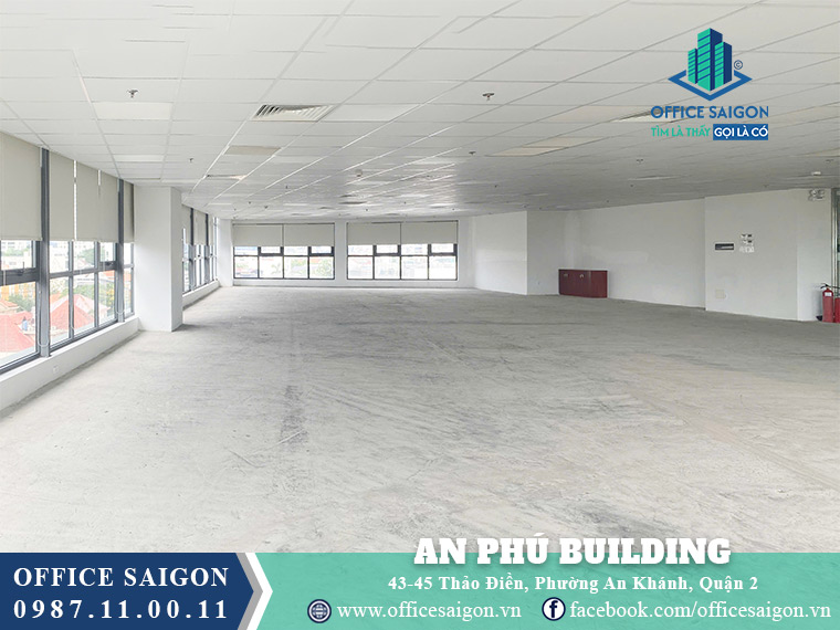 Mặt bằng cho thuê An Phú Building Thảo Điền