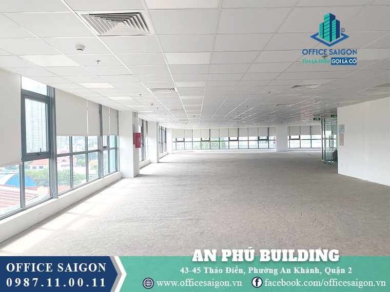 Mặt bằng cho thuê An Phú Building Thảo Điền