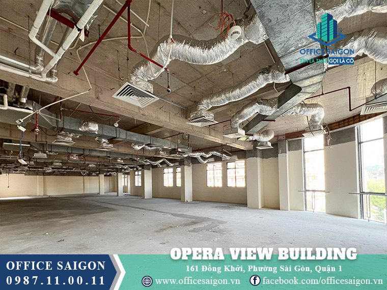 Diện tích cho thuê toà nhà Opera View Buidling Đồng Khởi