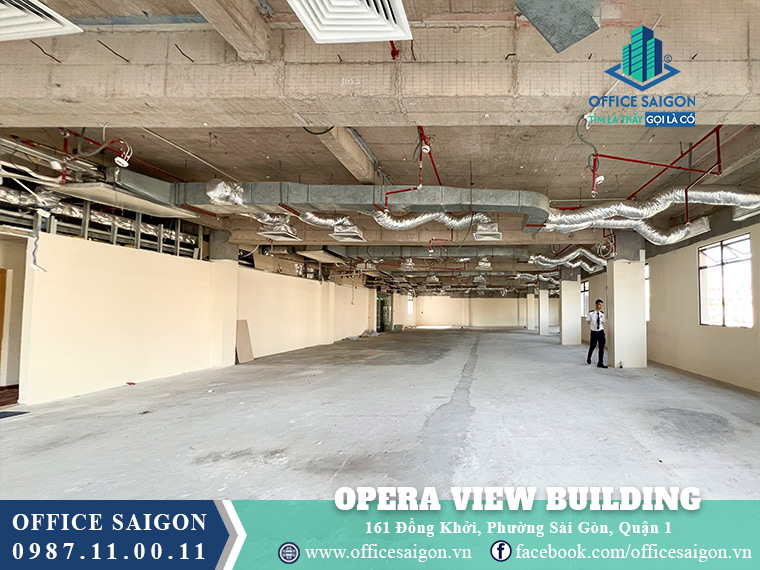 Diện tích cho thuê toà nhà Opera View Buidling Đồng Khởi