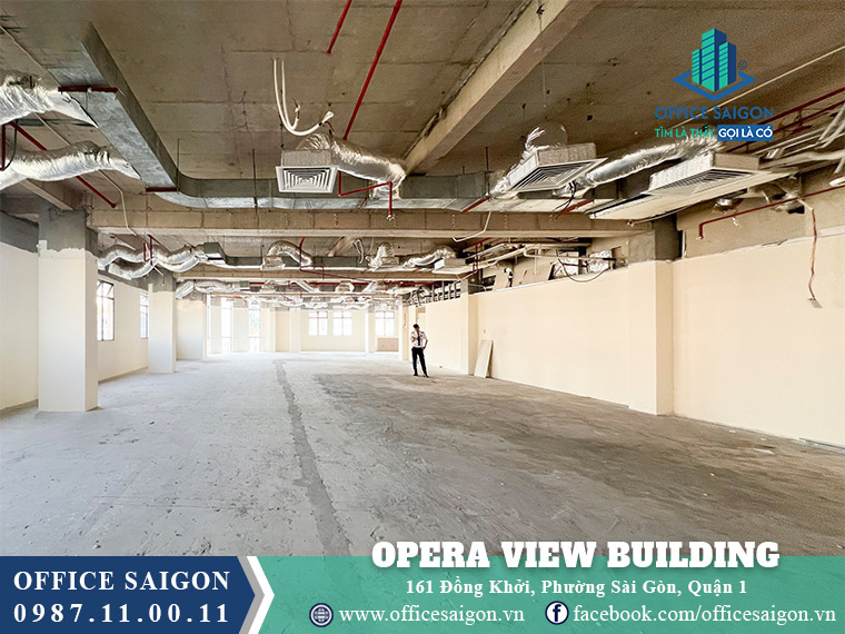 Diện tích cho thuê toà nhà Opera View Buidling Đồng Khởi