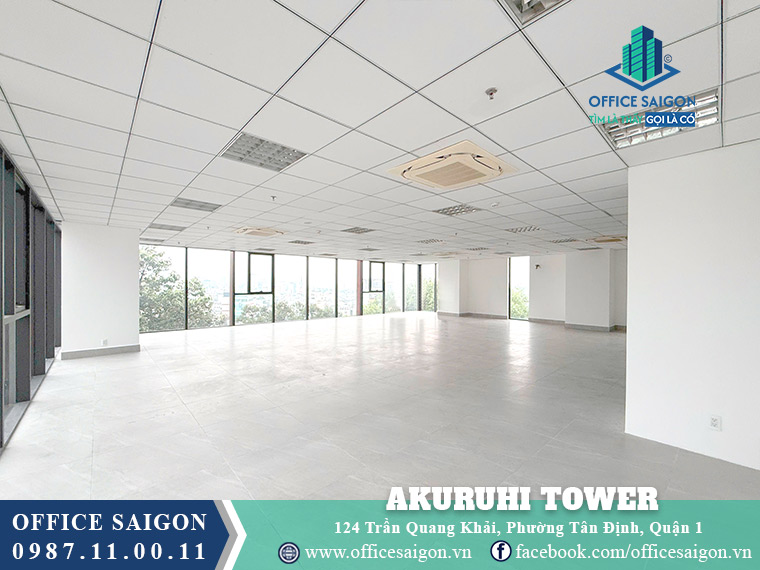 Diện tích cho thuê toà nhà Akuruhi Tower