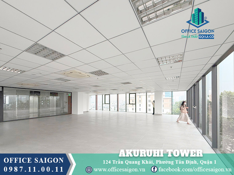 Diện tích cho thuê toà nhà Akuruhi Tower