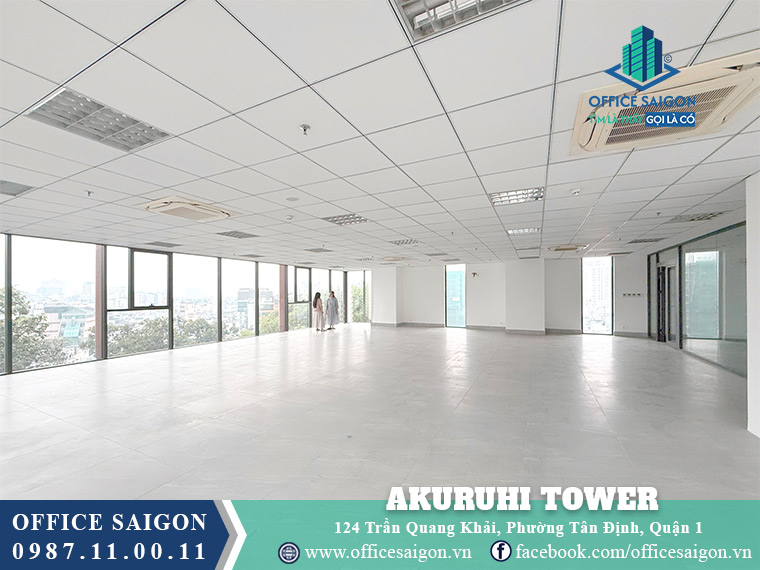 Diện tích cho thuê toà nhà Akuruhi Tower