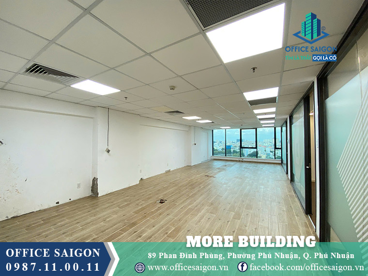 Diện tích cho thuê toà nhà More Building Phan Đình Phùng