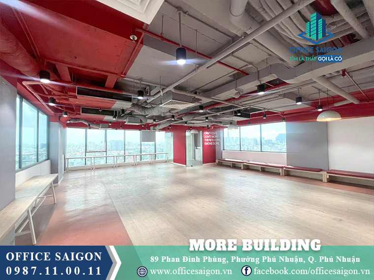 Diện tích cho thuê toà nhà More Building Phan Đình Phùng