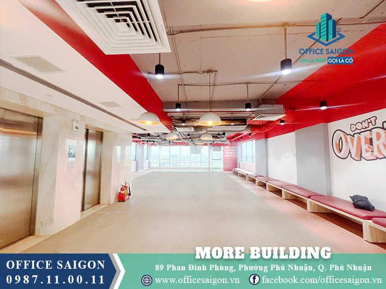 Diện tích cho thuê toà nhà More Building Phan Đình Phùng