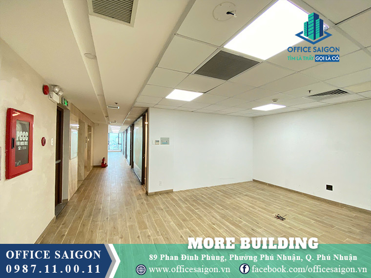 Diện tích cho thuê toà nhà More Building Phan Đình Phùng