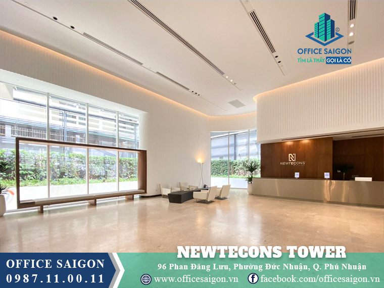 Lối vào tòa nhà Newtecons Tower Phan Đăng Lưu
