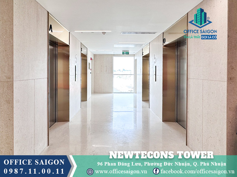 Thang máy tòa nhà Newtecons Tower Phan Đăng Lưu