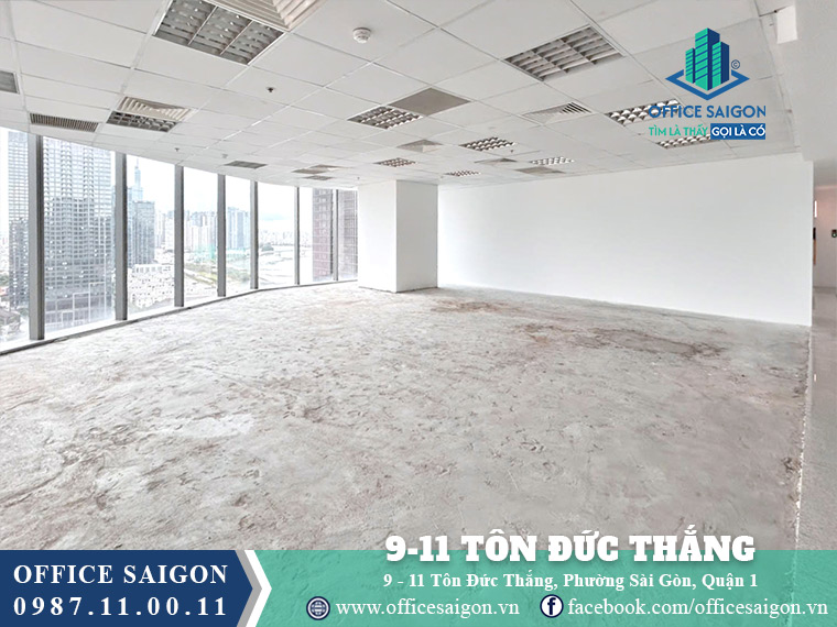 Diện tích cho thuê toà nhà 9-11 Tôn Đức Thắng Building