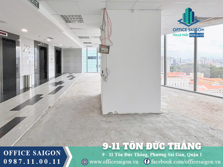 Diện tích cho thuê toà nhà 9-11 Tôn Đức Thắng Building