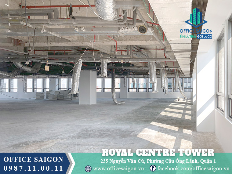 Diện tích cho thuê toà nhà Royal Centre Tower