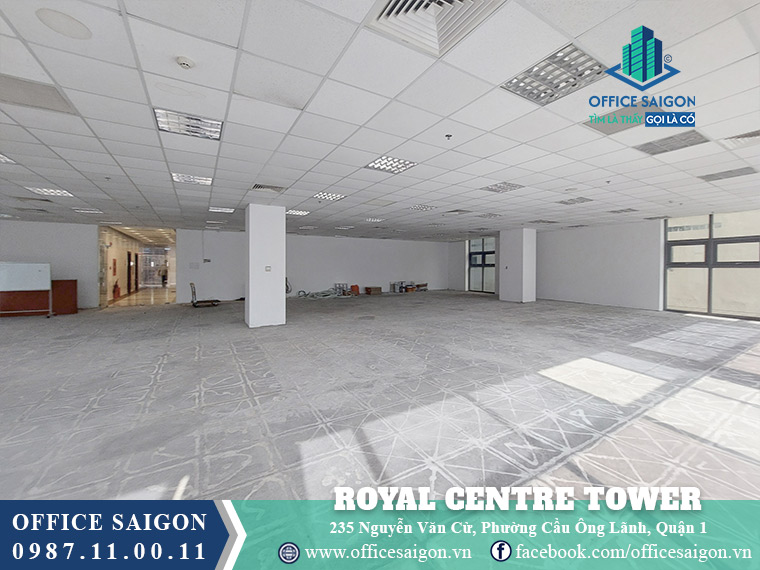 Diện tích cho thuê toà nhà Royal Centre Tower