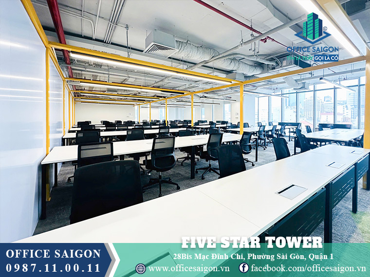 Sàn có nội thất toà nhà Five Star Tower