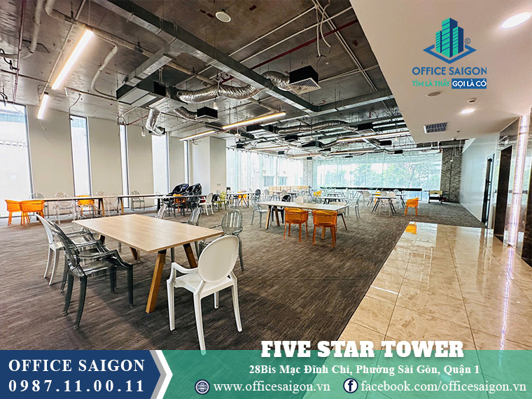 Sàn có nội thất toà nhà Five Star Tower