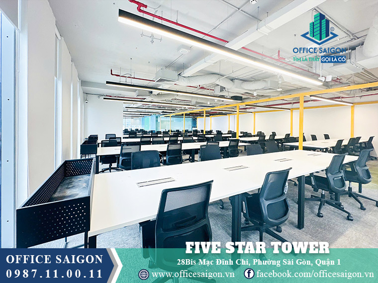 Sàn có nội thất toà nhà Five Star Tower