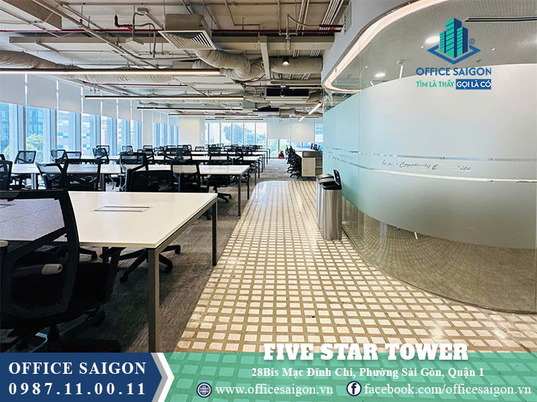 Sàn có nội thất toà nhà Five Star Tower