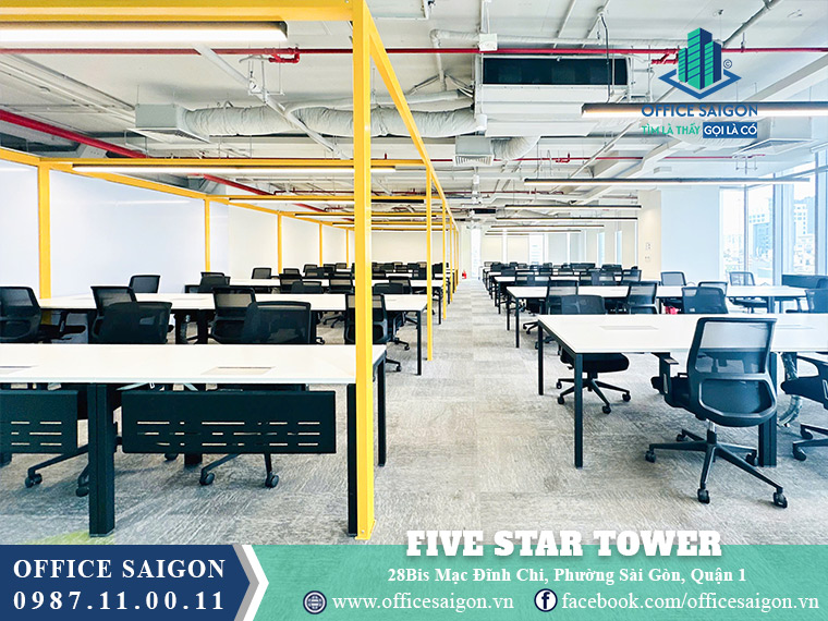 Sàn có nội thất toà nhà Five Star Tower